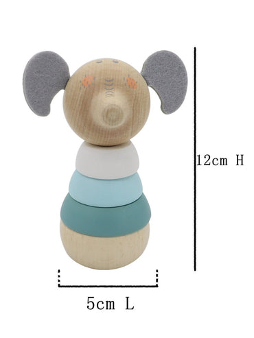 CALM & BREEZY STACKING ELEPHANT - Bamboo Sprout