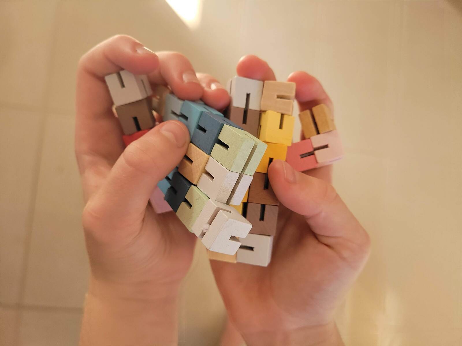 CALM & BREEZY TWIST & LOCK BLOCKS SET OF 3 - Bamboo Sprout