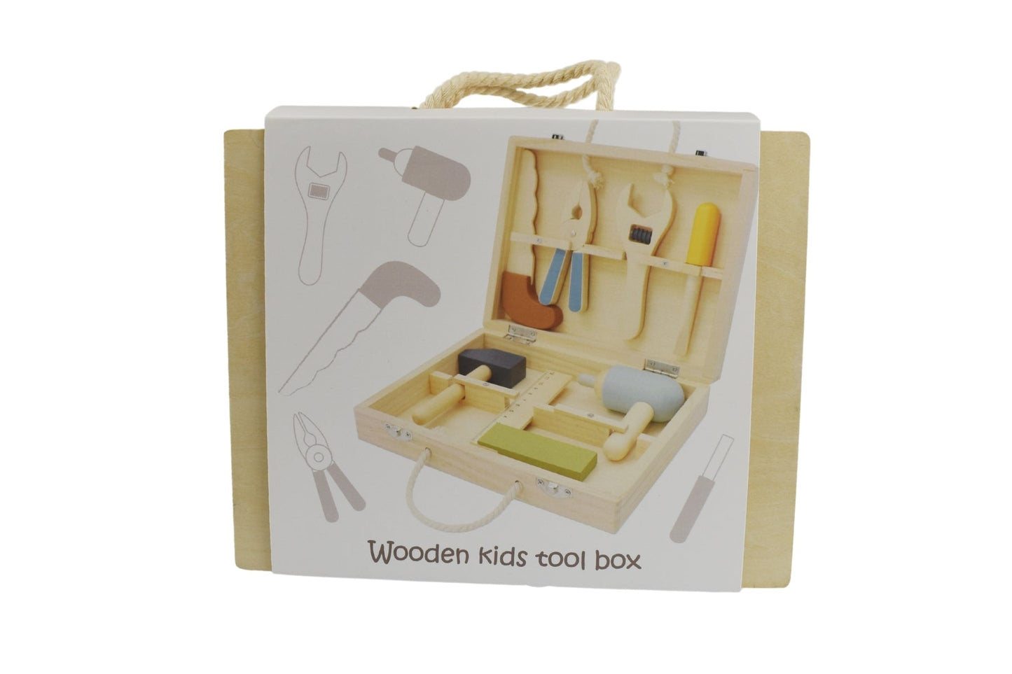 CALM & BREEZY WOODEN KIDS TOOLBOX BOXED - Bamboo Sprout