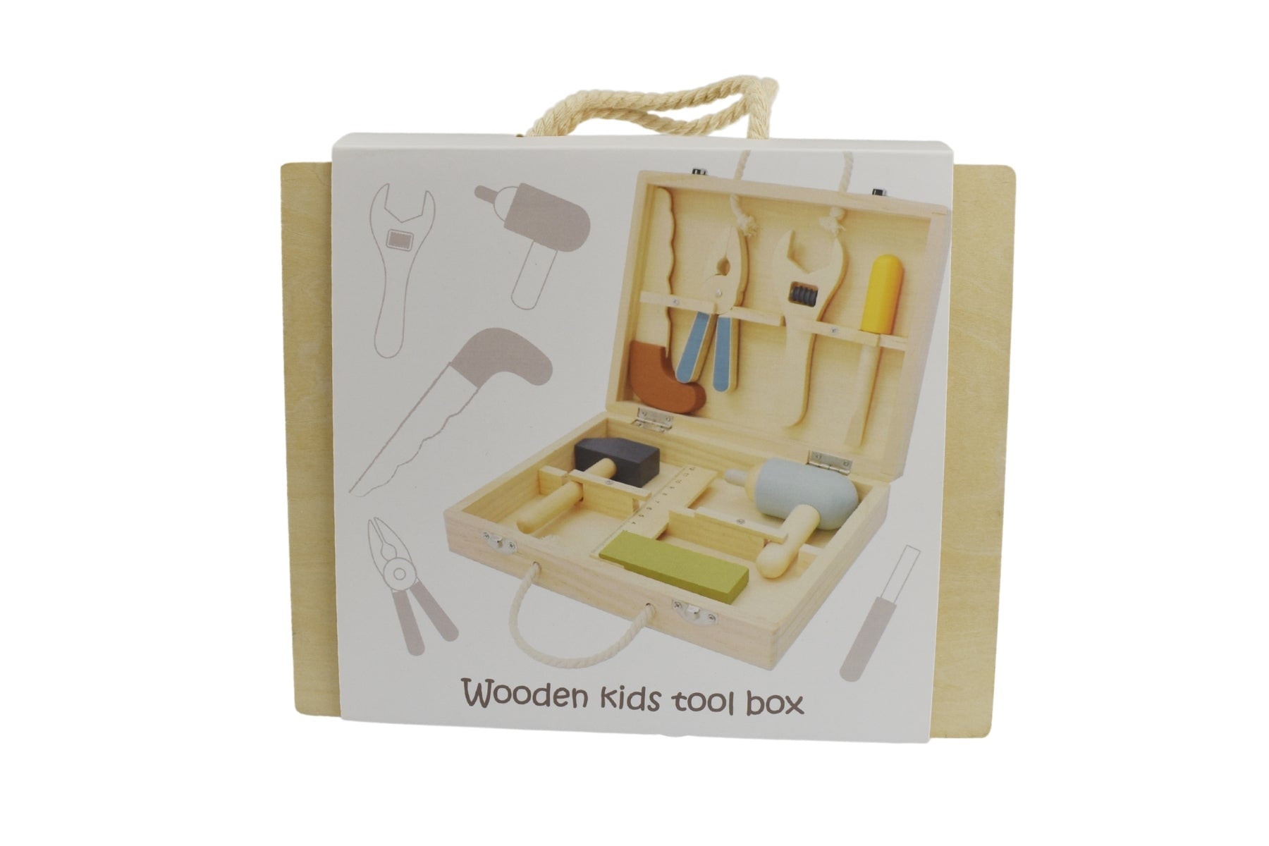 CALM & BREEZY WOODEN KIDS TOOLBOX BOXED - Bamboo Sprout