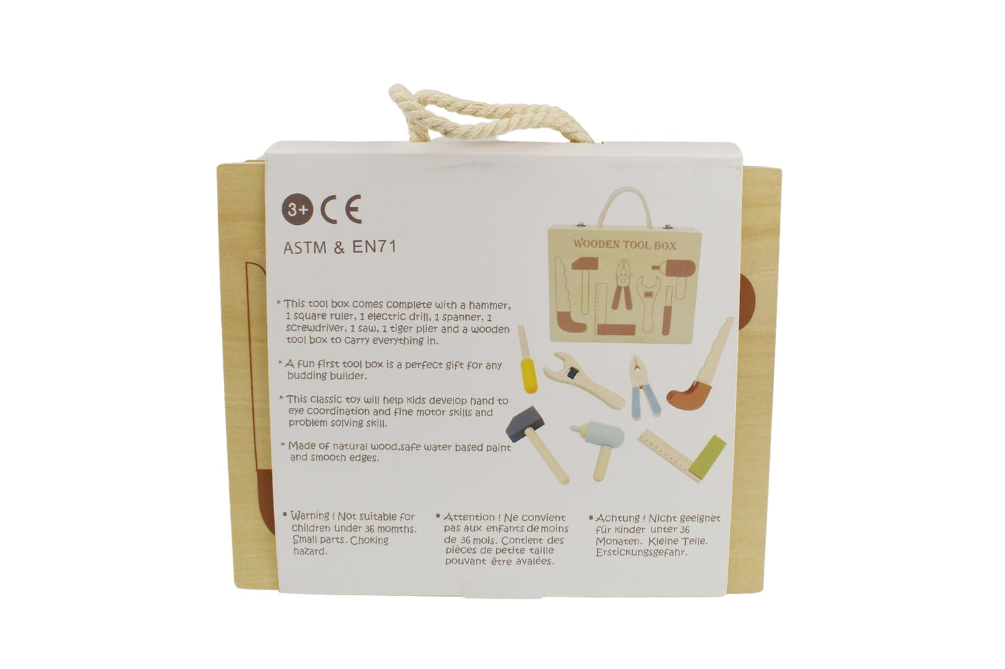 CALM & BREEZY WOODEN KIDS TOOLBOX BOXED - Bamboo Sprout