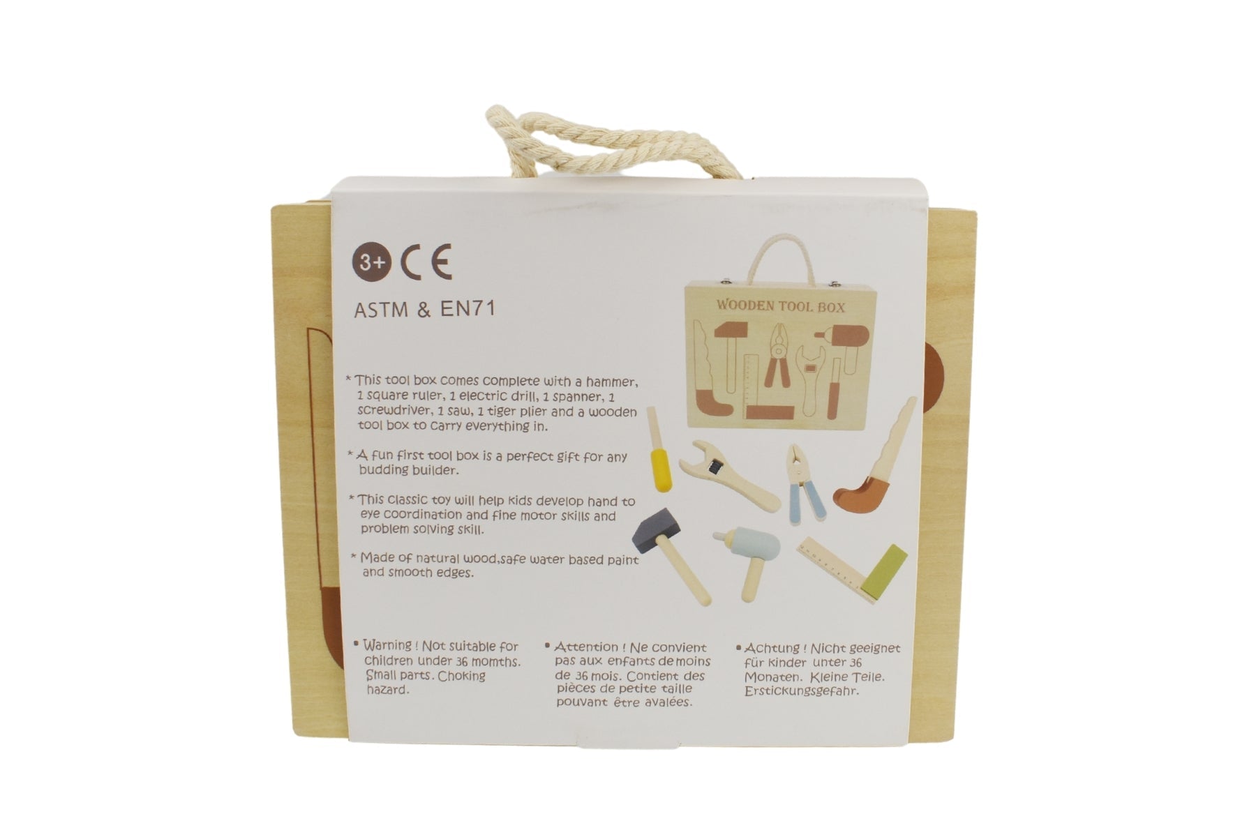 CALM & BREEZY WOODEN KIDS TOOLBOX BOXED - Bamboo Sprout