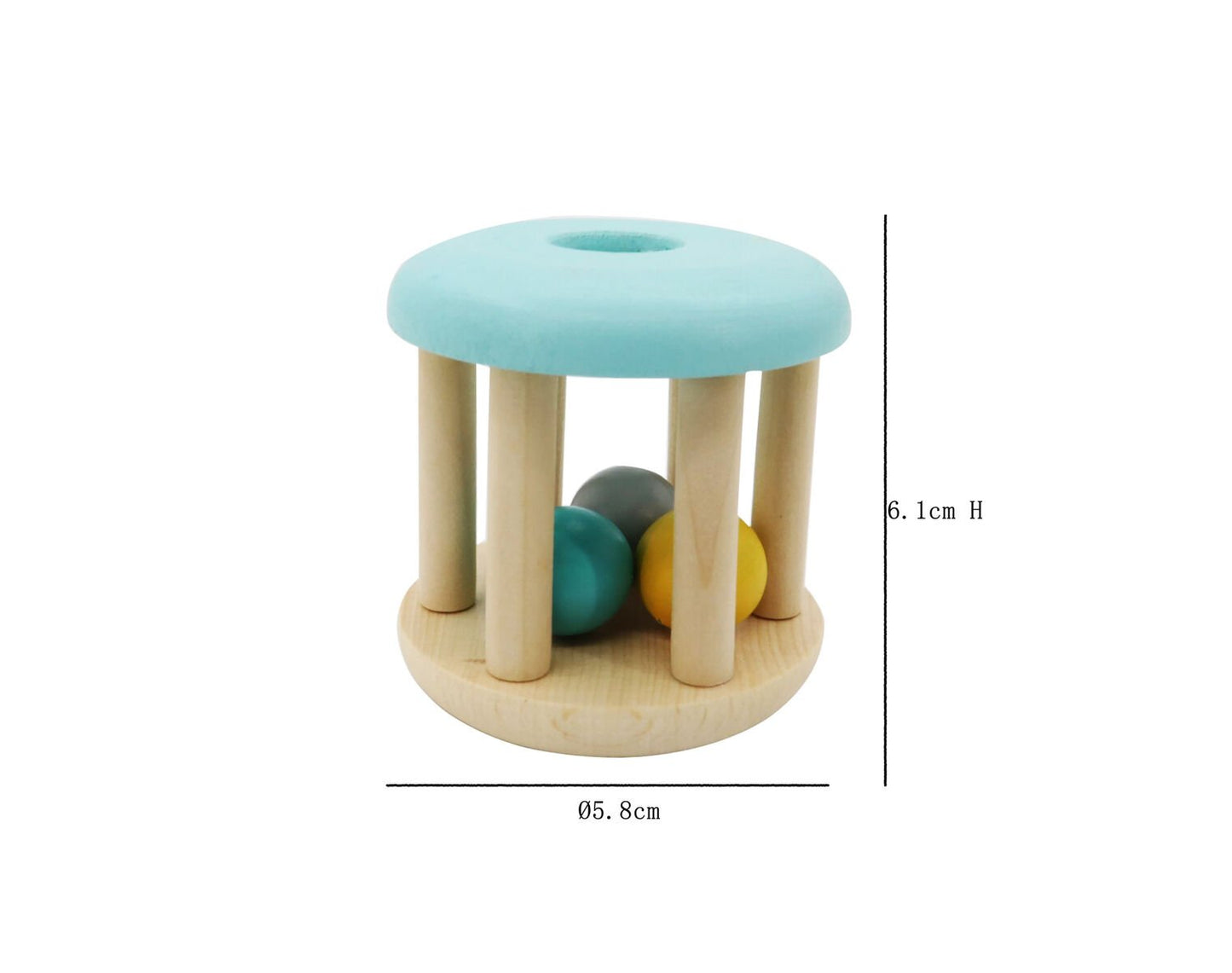 CALM & BREEZY WOODEN RATTLE - Bamboo Sprout