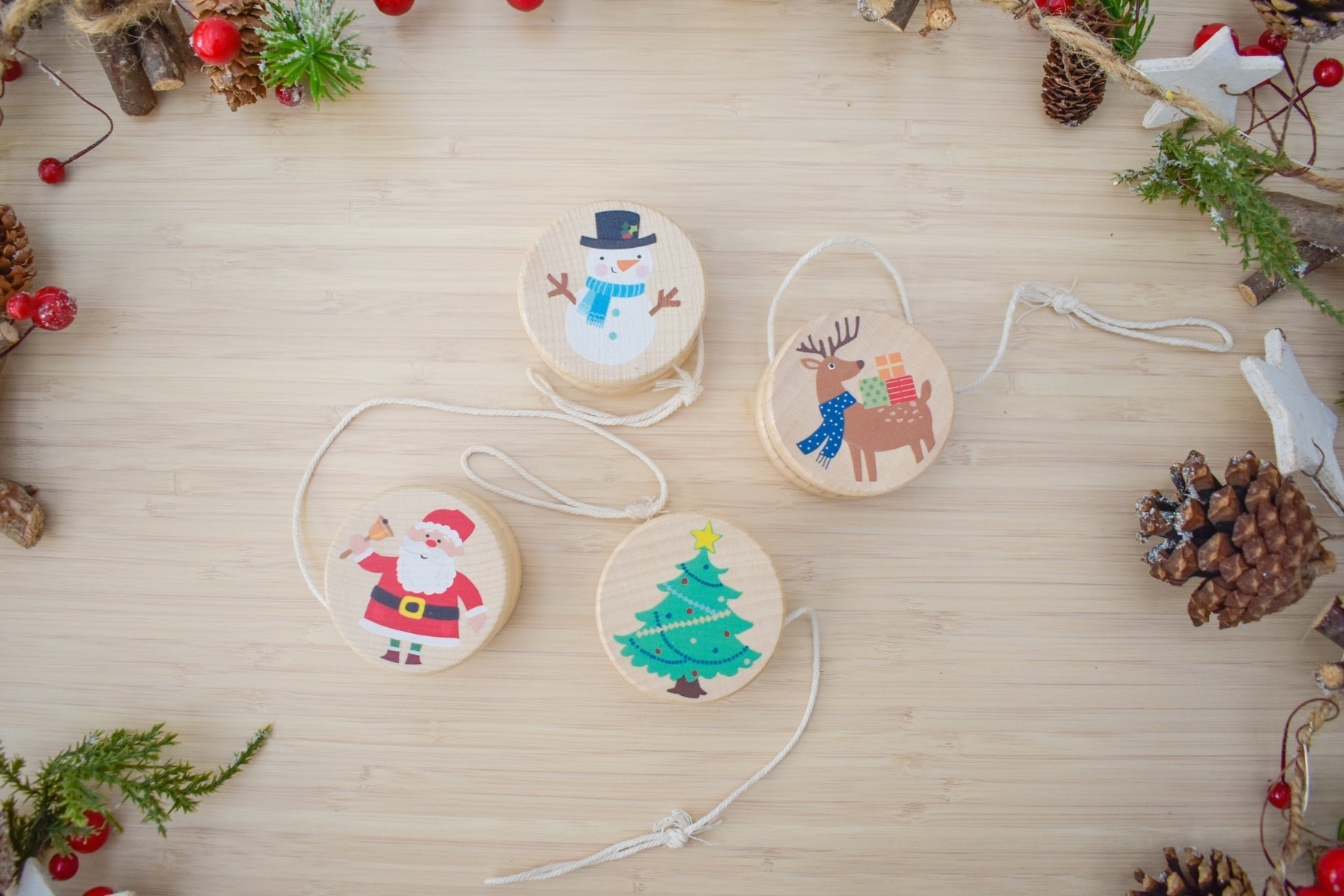 CHRISTMAS YO - YO SET OF 4PCS - Bamboo Sprout