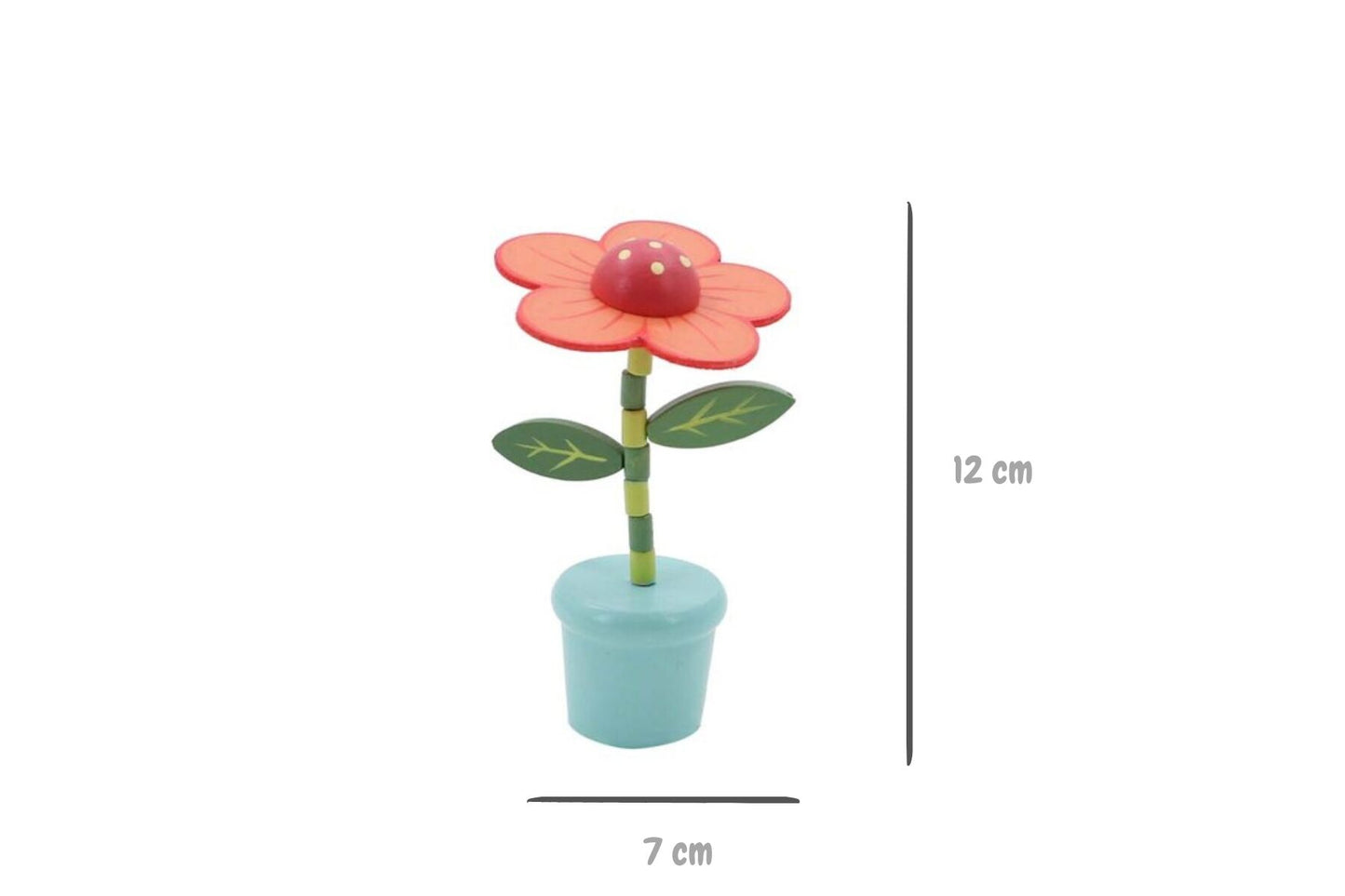 WOODEN DANCING FLOWER PACK OF 5 - Bamboo Sprout