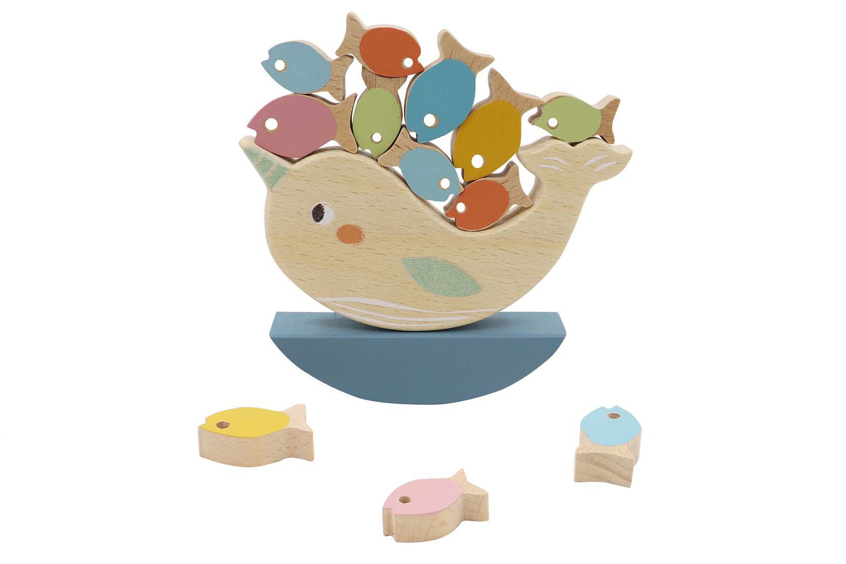 WOODEN FISH BALANCING GAME - Bamboo Sprout