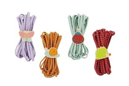 JUMPING ROPE ELASTICS WITH WOODEN SPRING ANIMAL PRICE FOR 4PCS - Bamboo Sprout