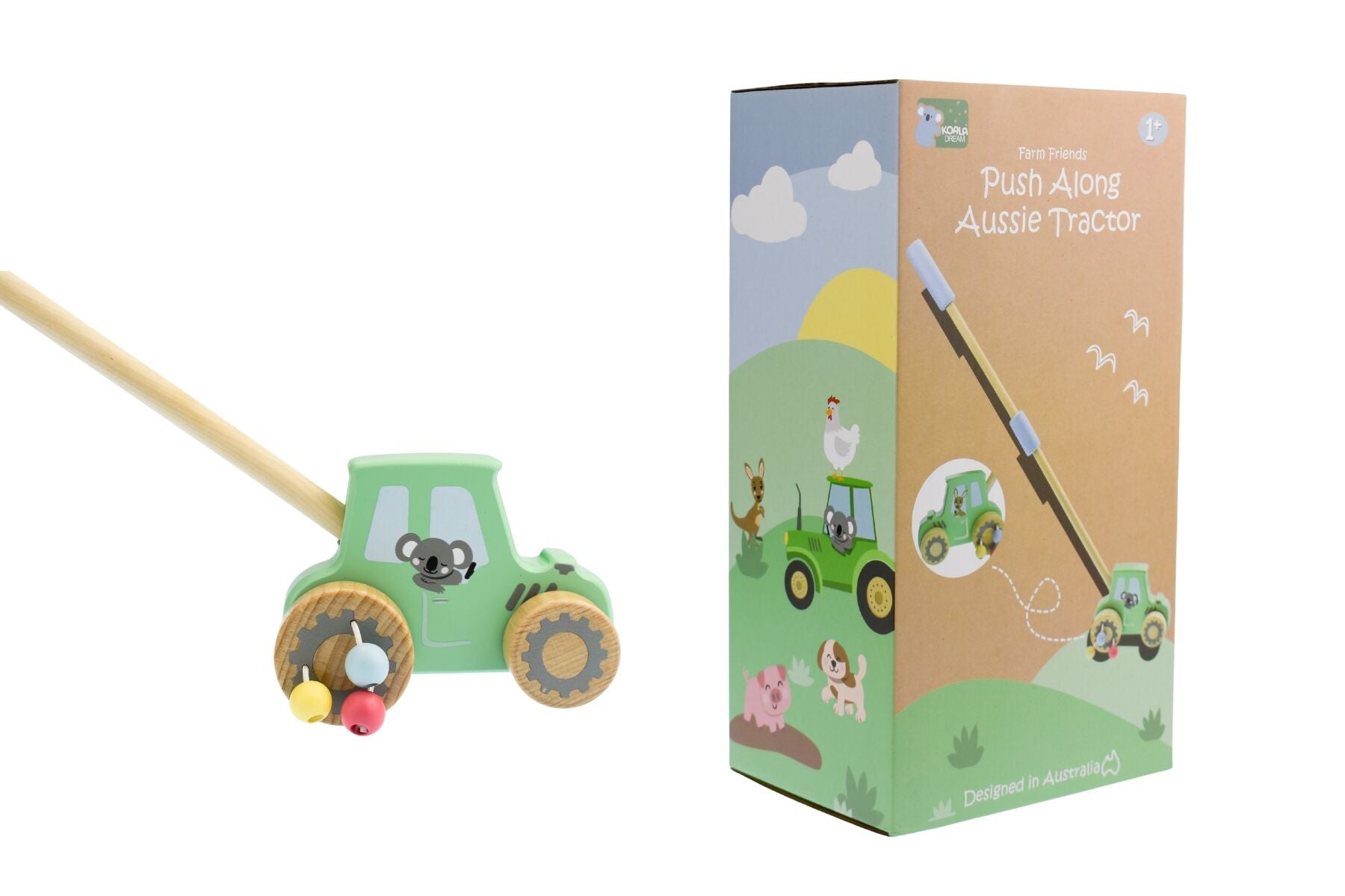 PUSH ALONG TRACTOR - Bamboo Sprout