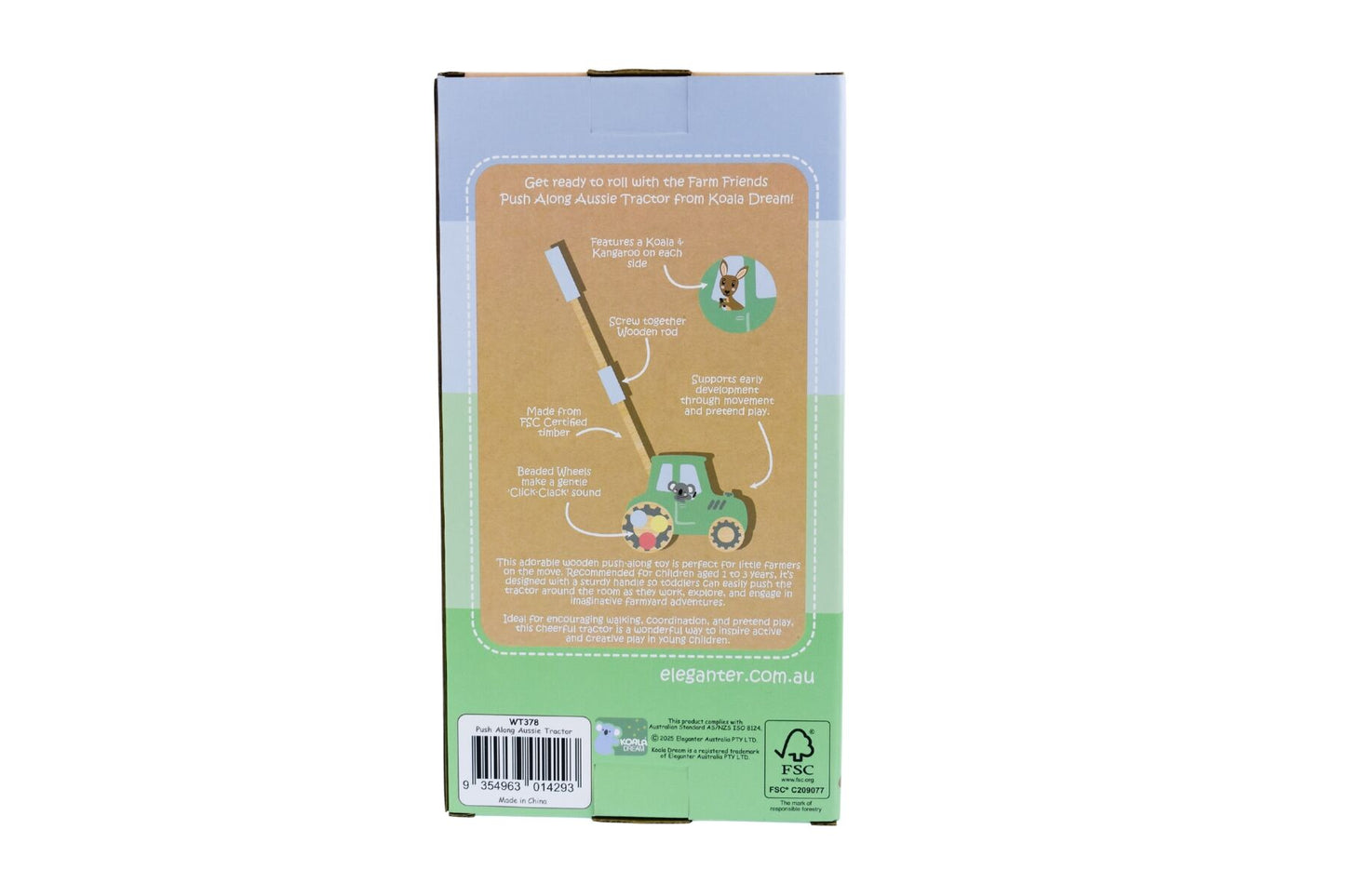 PUSH ALONG TRACTOR - Bamboo Sprout