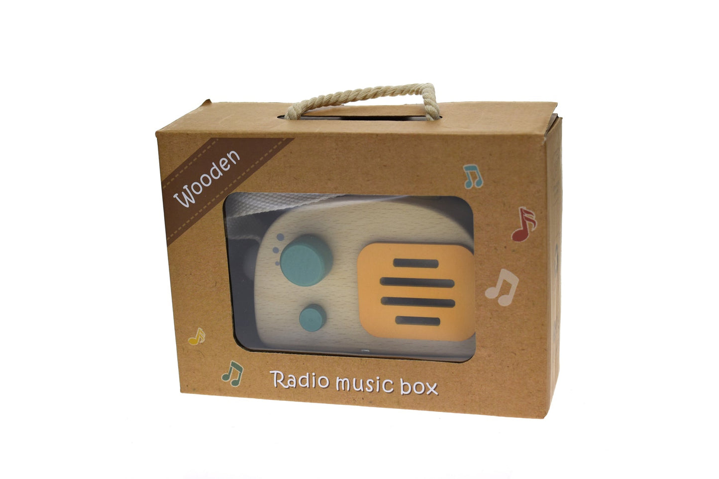 WOODEN RADIO MUSIC BOX GREEN - Bamboo Sprout