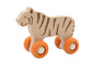 WOODEN TIGER WITH SILICONE WHEELS - Bamboo Sprout