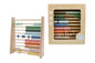 Kaper Kidz wooden abacus with 100 colorful beads for children’s counting and learning activities.