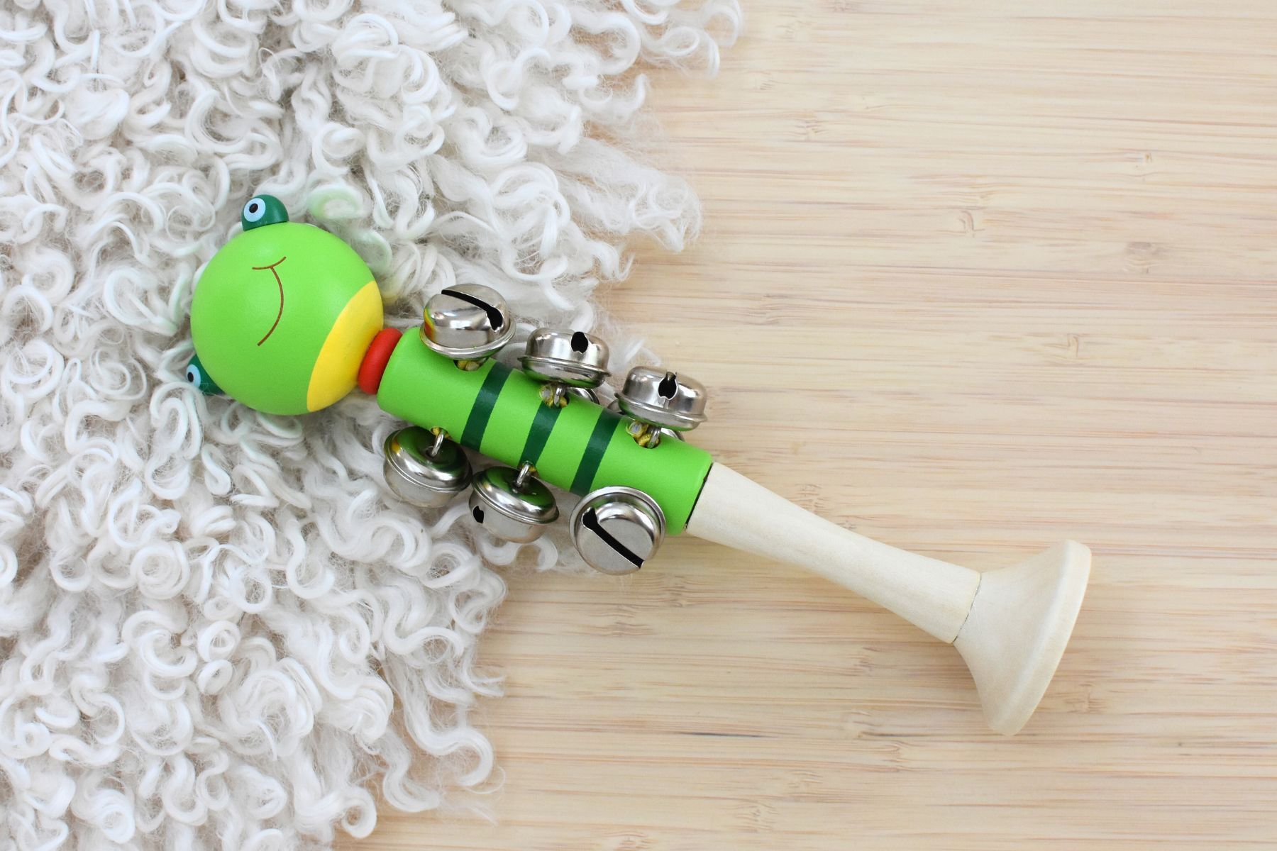 ANIMAL BELL STICK WITH BASE SET OF 4 - Bamboo Sprout