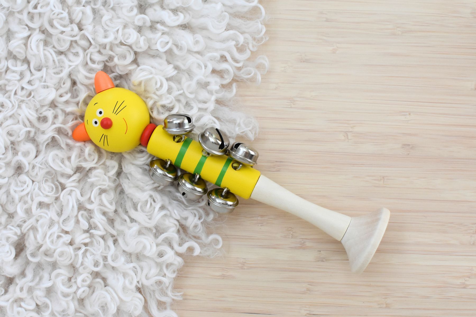 ANIMAL BELL STICK WITH BASE SET OF 4 - Bamboo Sprout