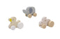 WOODEN ANIMAL CAR SET OF 3 - Bamboo Sprout