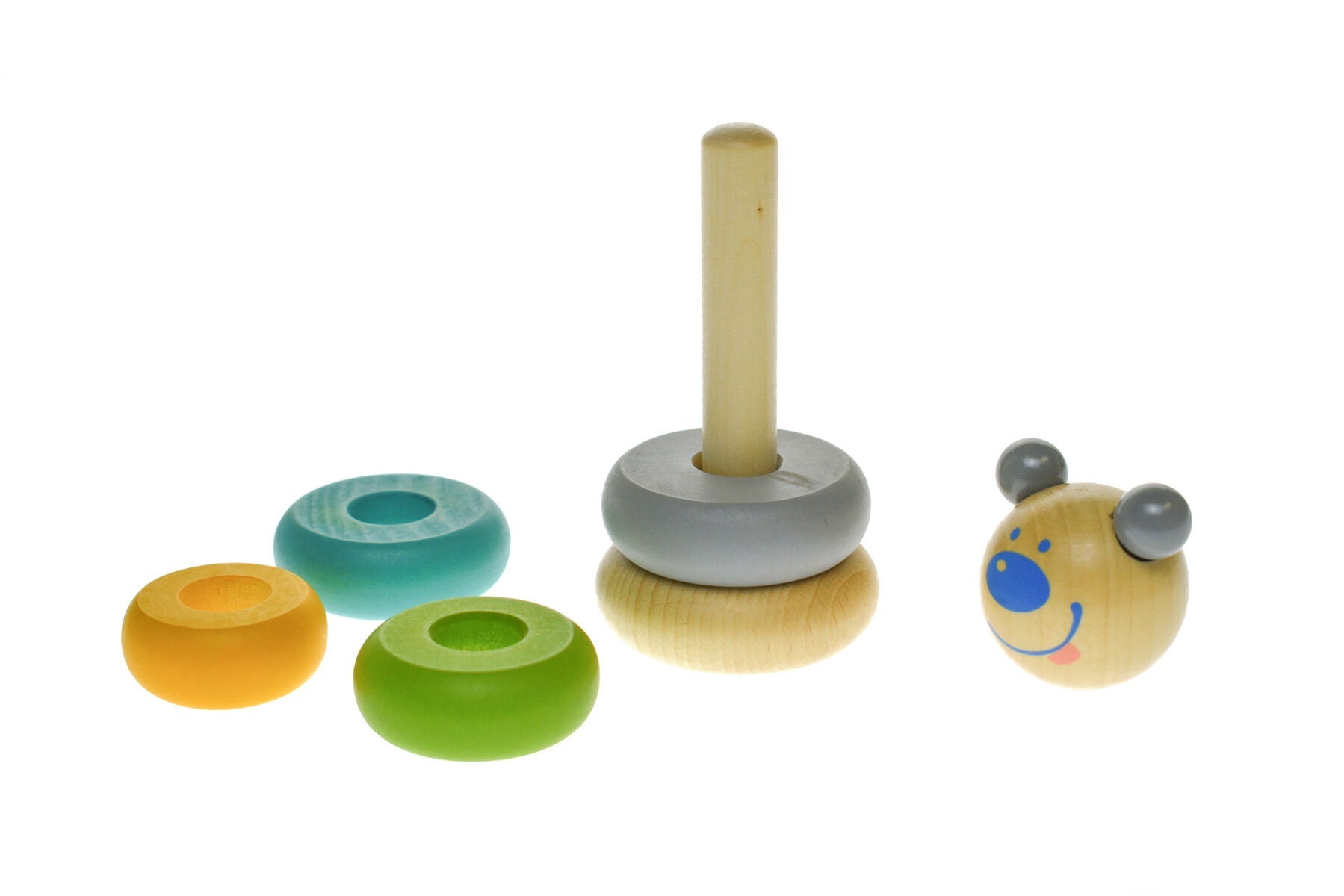 ANIMAL STACKING BLOCKS BEAR - Bamboo Sprout