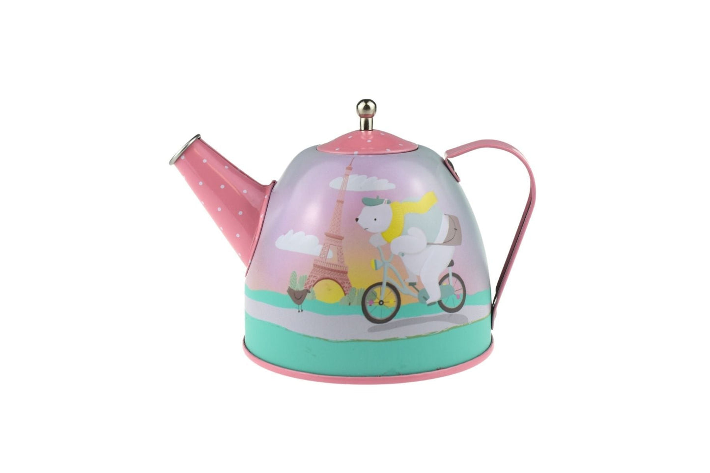 ANIMAL TOURISTS TIN TEA SET 15PCS - Bamboo Sprout