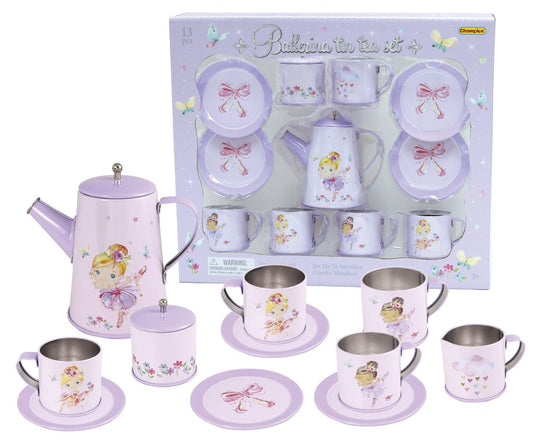 BALLERINA TIN TEA MUG SET 13PCS - Bamboo Sprout
