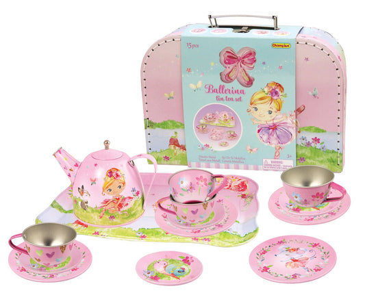 BALLERINA TIN TEA SET IN SUITCASE - Bamboo Sprout