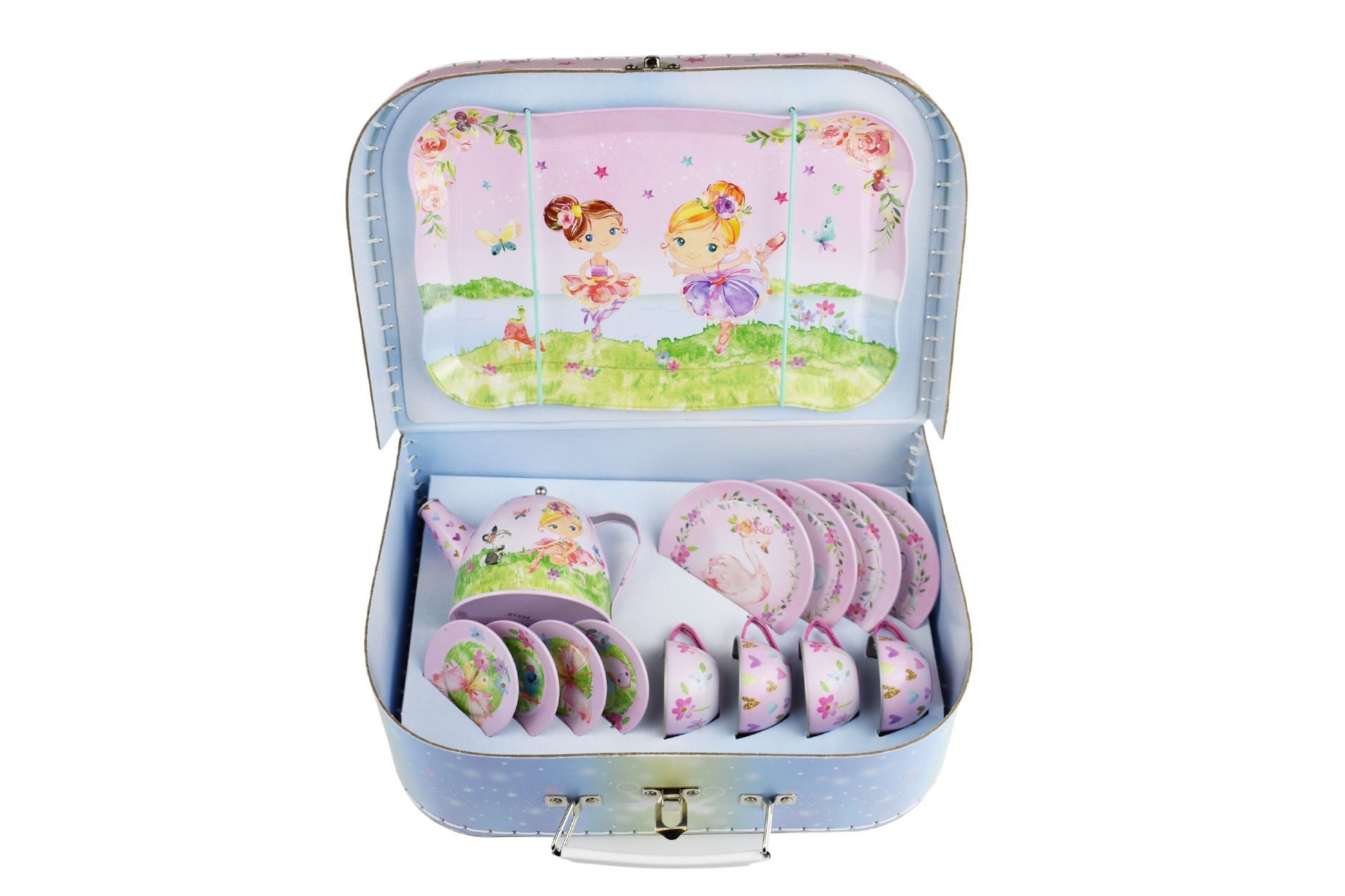 BALLERINA TIN TEA SET IN SUITCASE - Bamboo Sprout