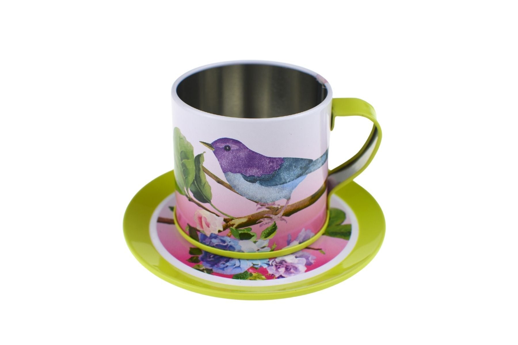BIRD TIN TEA MUG SET 13PCS - Bamboo Sprout