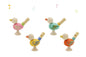WOODEN BIRD WHISTLE SET OF 4 - Bamboo Sprout