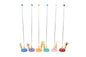 Kaper Kidz Bobbing Beak Woodpecker set of 6 wooden toys with colorful beak designs, perfect for children’s imaginative play.