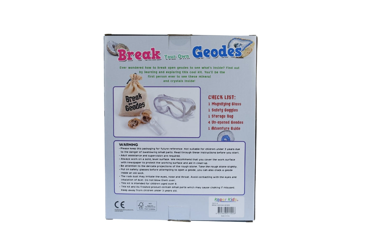 BREAK YOUR OWN GEODES KIT - Bamboo Sprout