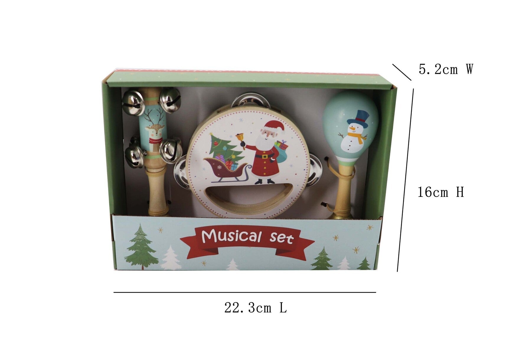 CHRISTMAS 3PC MUSICAL SET - Bamboo Sprout