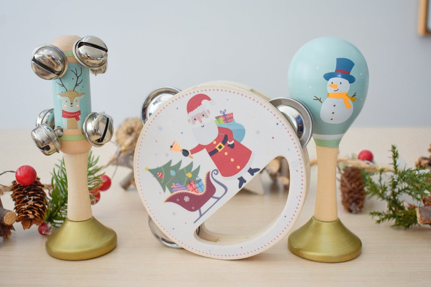 CHRISTMAS 3PC MUSICAL SET - Bamboo Sprout