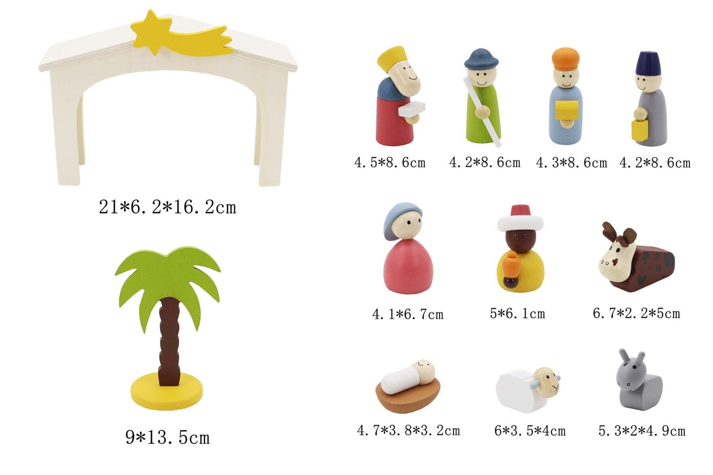 CHRISTMAS NATIVITY PLAYSET - Bamboo Sprout