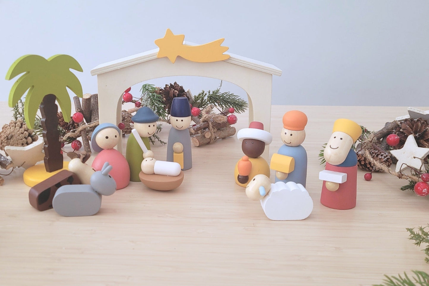 CHRISTMAS NATIVITY PLAYSET - Bamboo Sprout