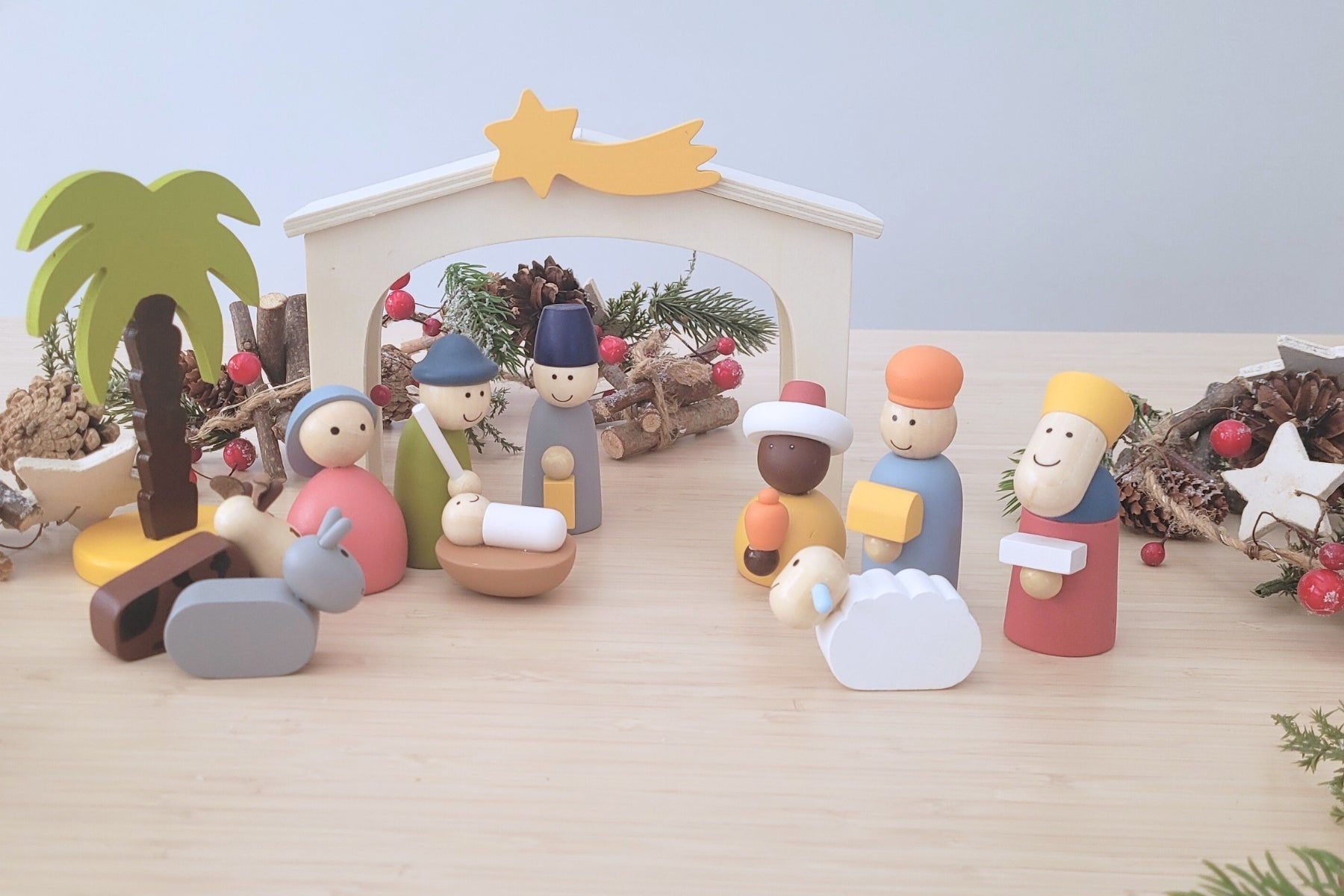 CHRISTMAS NATIVITY PLAYSET - Bamboo Sprout