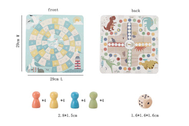 2 IN 1 CLASSIC GAME IN TIN BOX - LUDO & THE GAME OF GOOSE - Bamboo Sprout