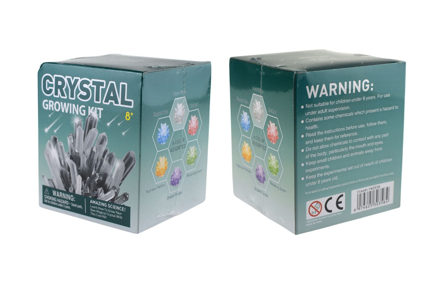 CRYSTAL GROWING KIT 6 COLOUR ASSORTED - Bamboo Sprout