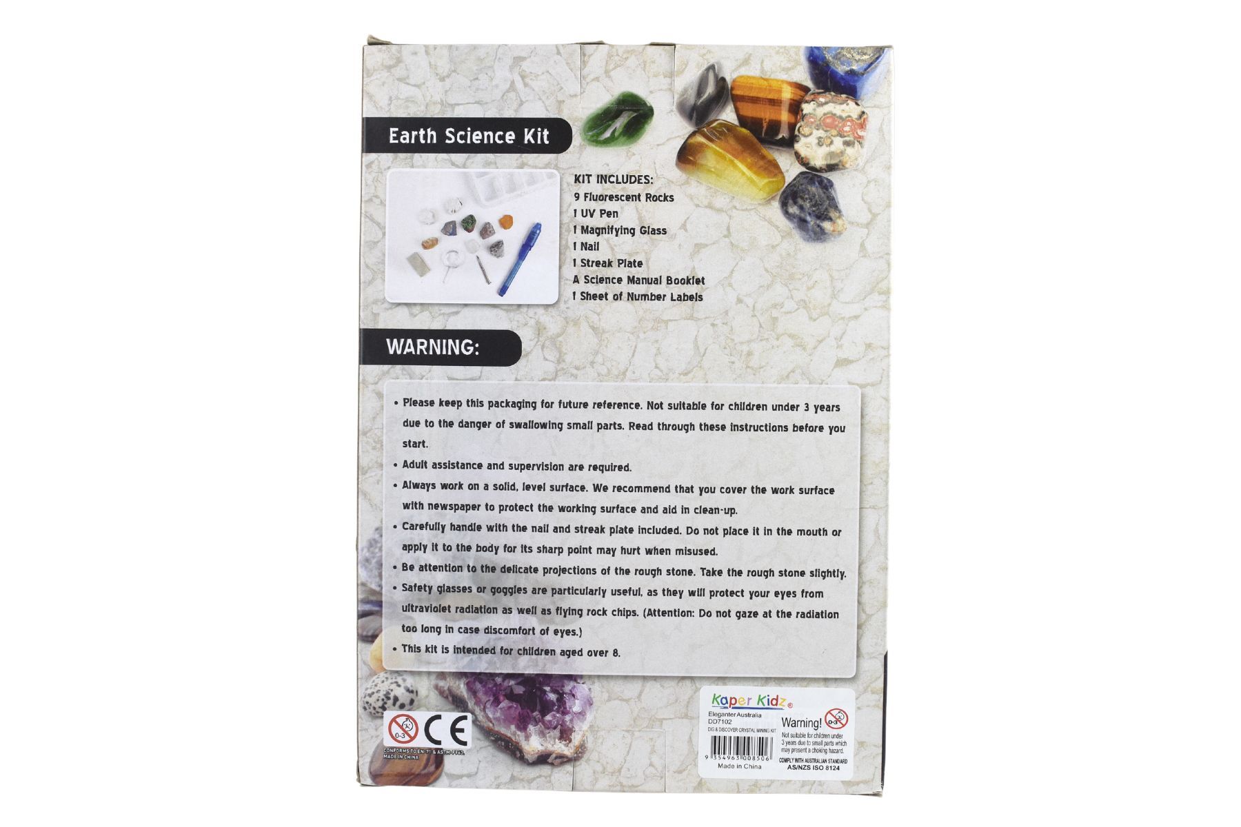 DELUXE FLUORESCENT ROCKS SCIENCE KIT - Bamboo Sprout