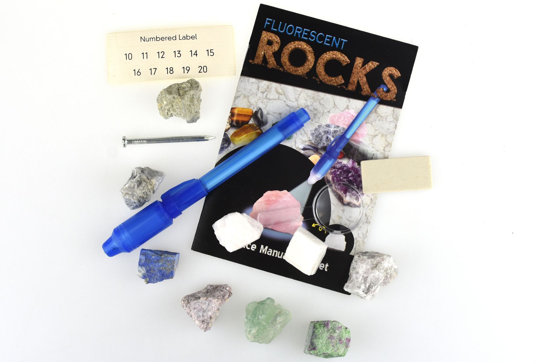 DELUXE FLUORESCENT ROCKS SCIENCE KIT - Bamboo Sprout