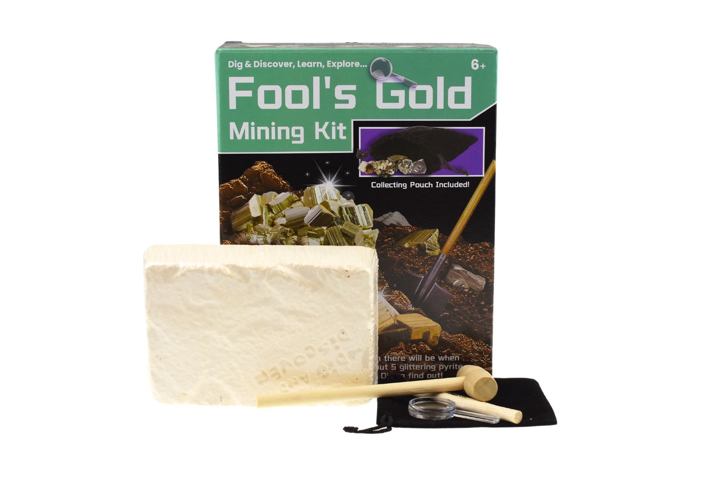 DIG & DISCOVER FOOL'S GOLD MINING KIT - Bamboo Sprout