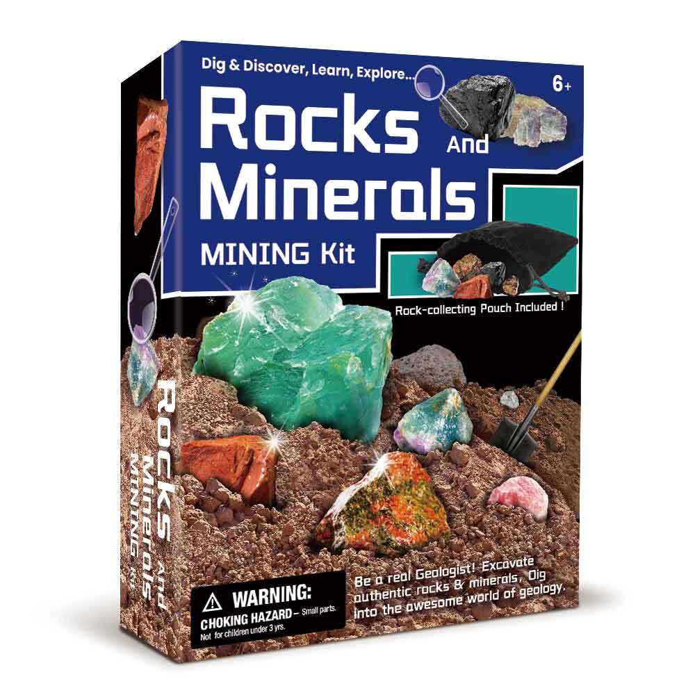 DIG & DISCOVER ROCKS AND MINERALS MINING KIT - Bamboo Sprout