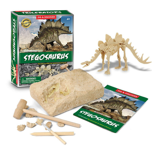 DIG & DISCOVER STEGOSAURUS DIG KITS - Bamboo Sprout
