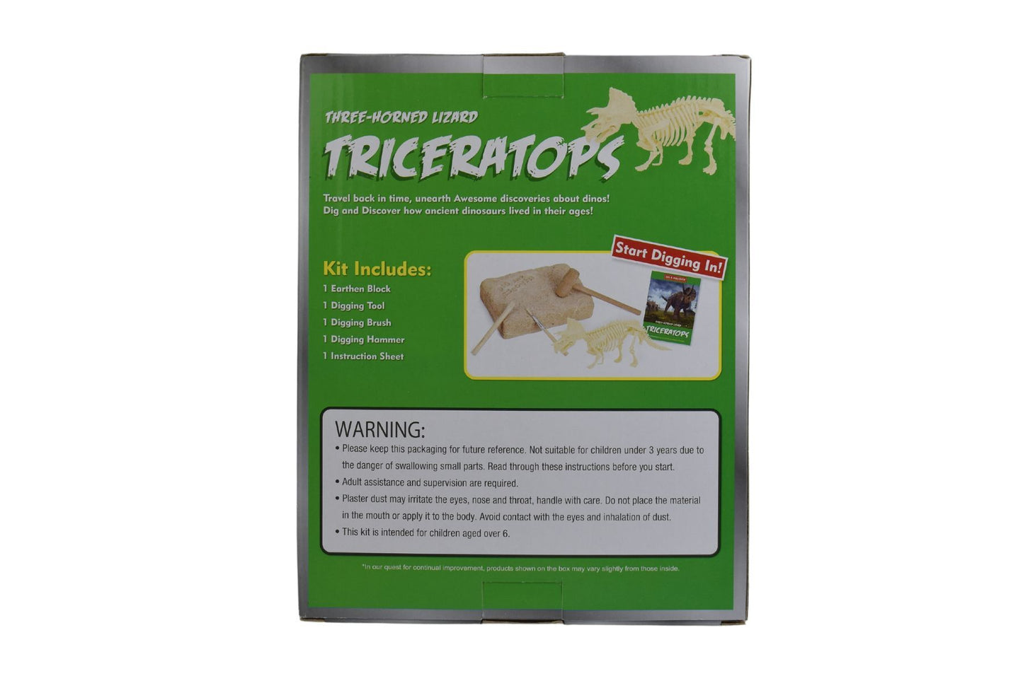 DIG & DISCOVER TRICERATOPS DIG KITS - Bamboo Sprout