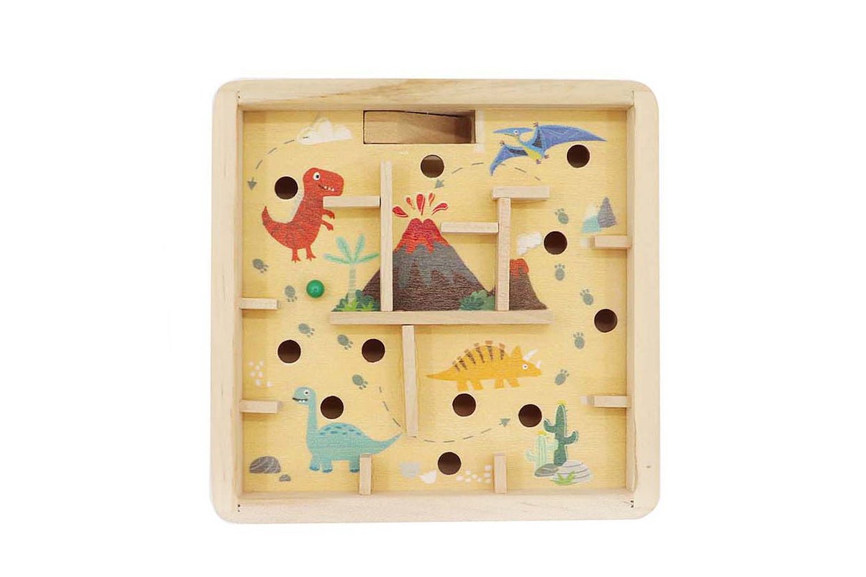 WOODEN DINOSAUR LABYRINTH - Bamboo Sprout