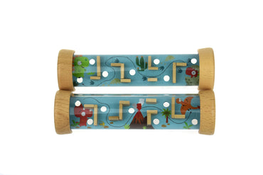WOODEN DINOSAUR LABYRINTH IN TUBE - Bamboo Sprout