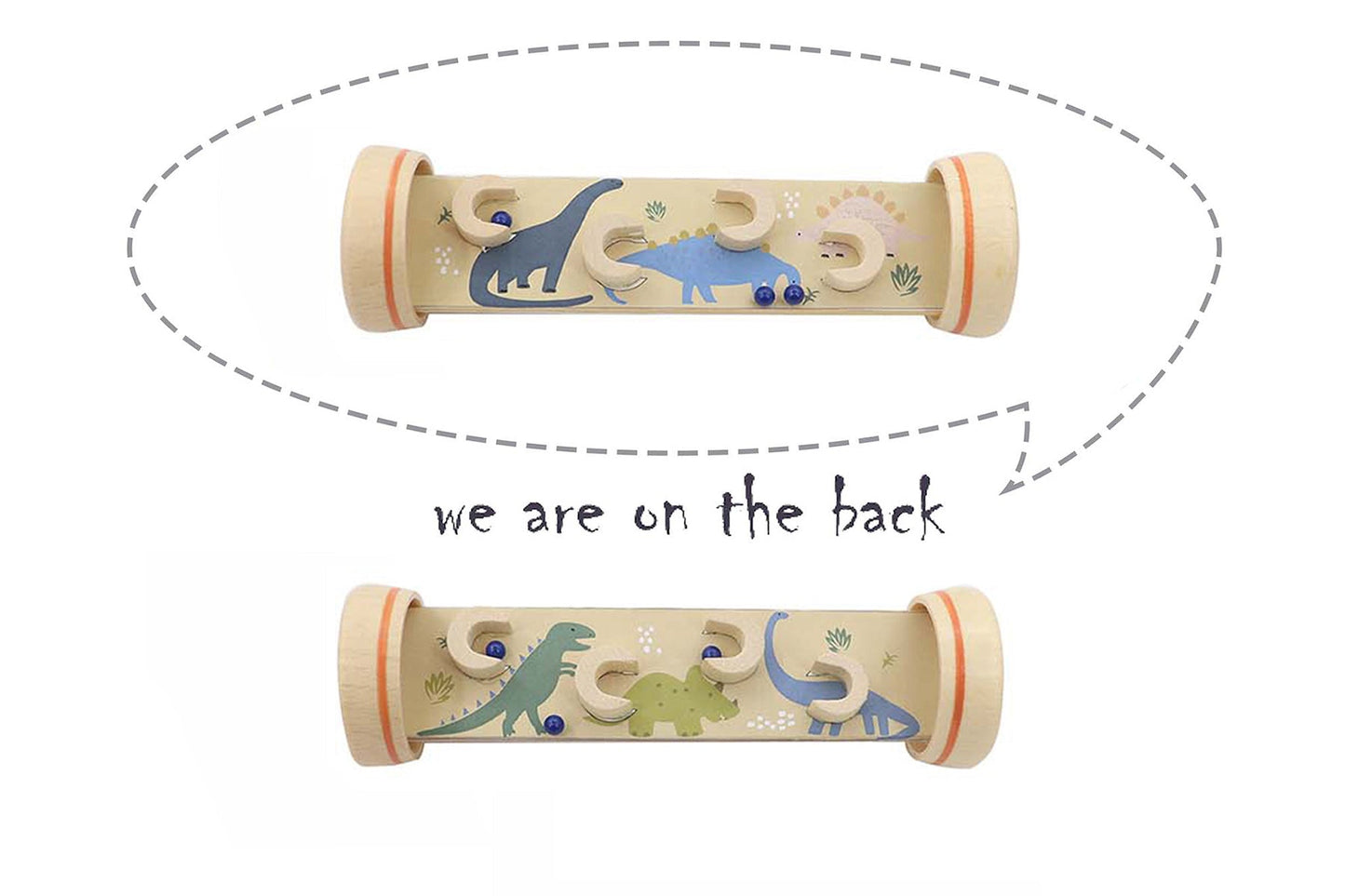 DINOSAUR LABYRINTH IN TUBE DOUBLE SIDED D2 - Bamboo Sprout