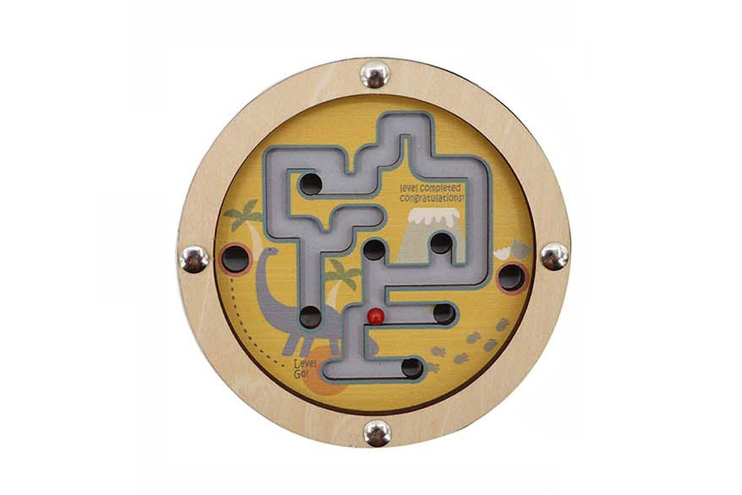 DINOSAUR MAZE IN DISC DOUBLE SIDED - Bamboo Sprout
