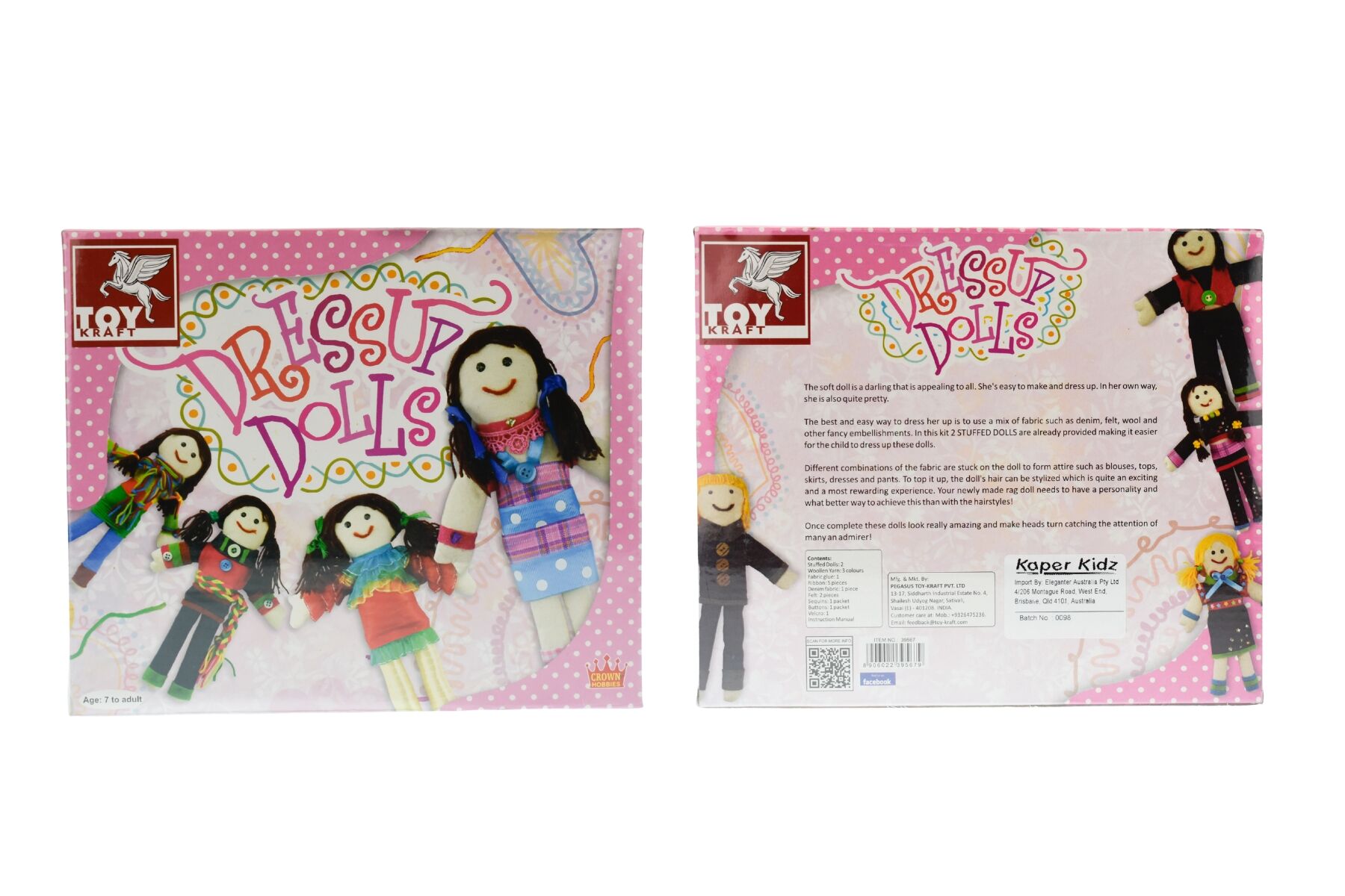DRESS UP DOLLS CRAFT KIT - Bamboo Sprout
