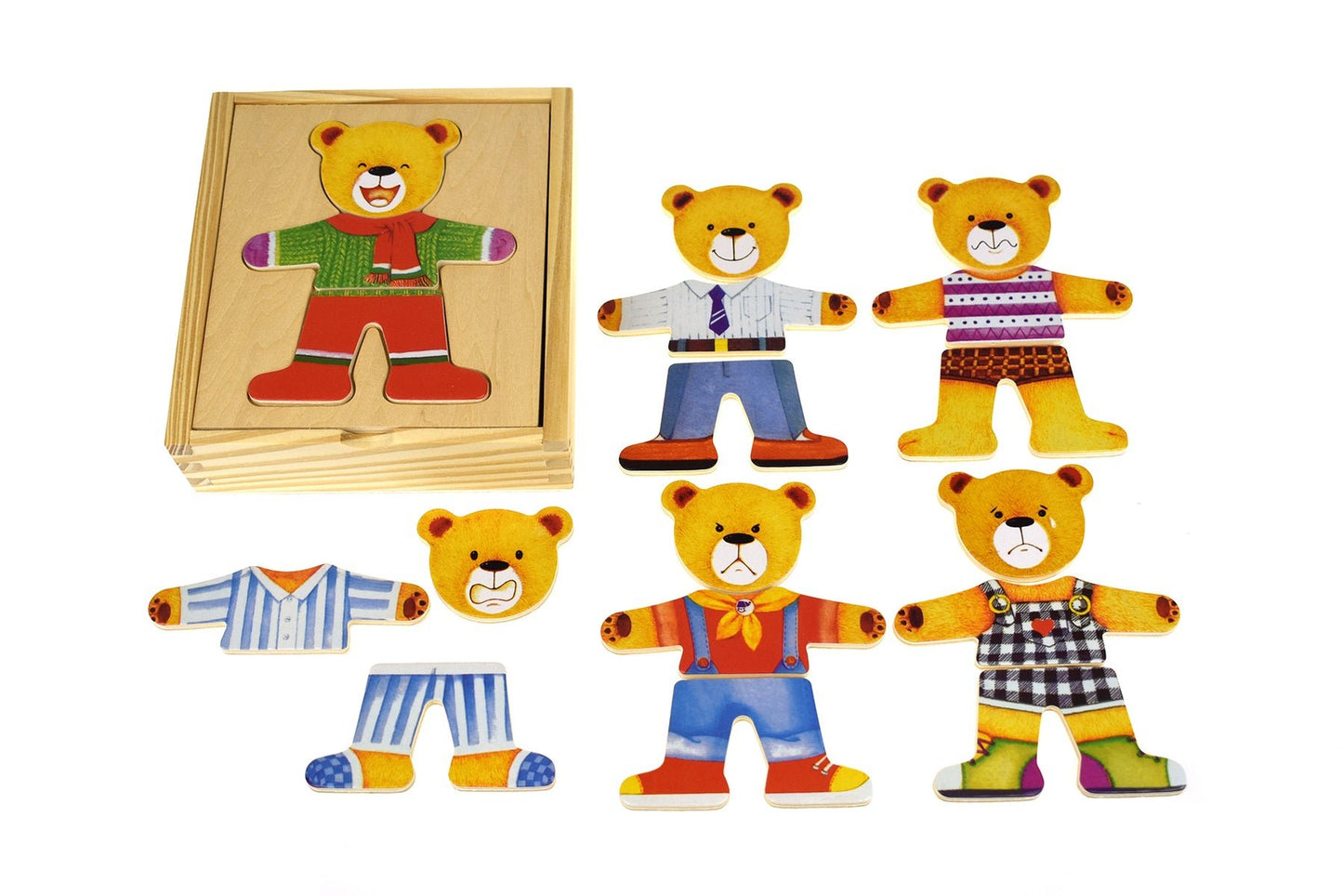 DRESSING BEAR BOY - Bamboo Sprout
