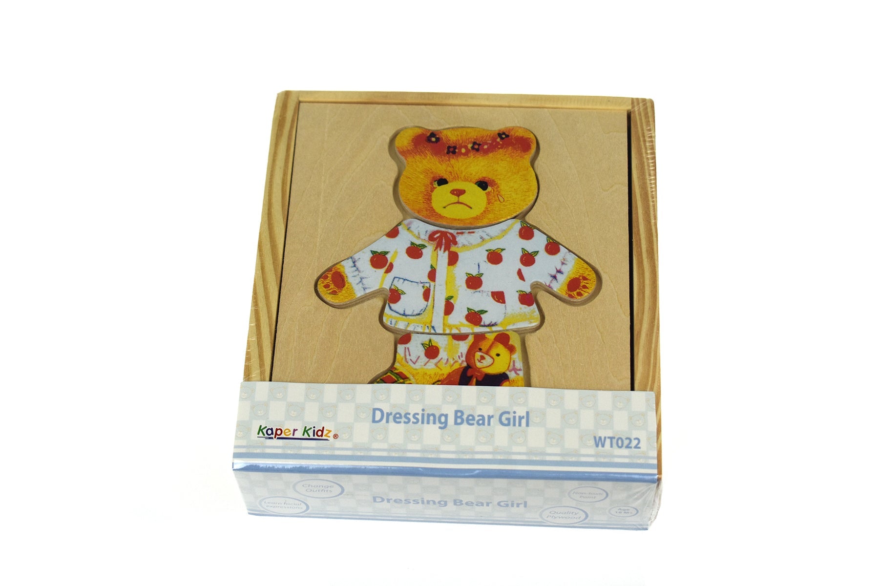 DRESSING BEAR GIRL - Bamboo Sprout