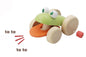 ECO PLAY PUSH A LONG CROAKING FROG - Bamboo Sprout