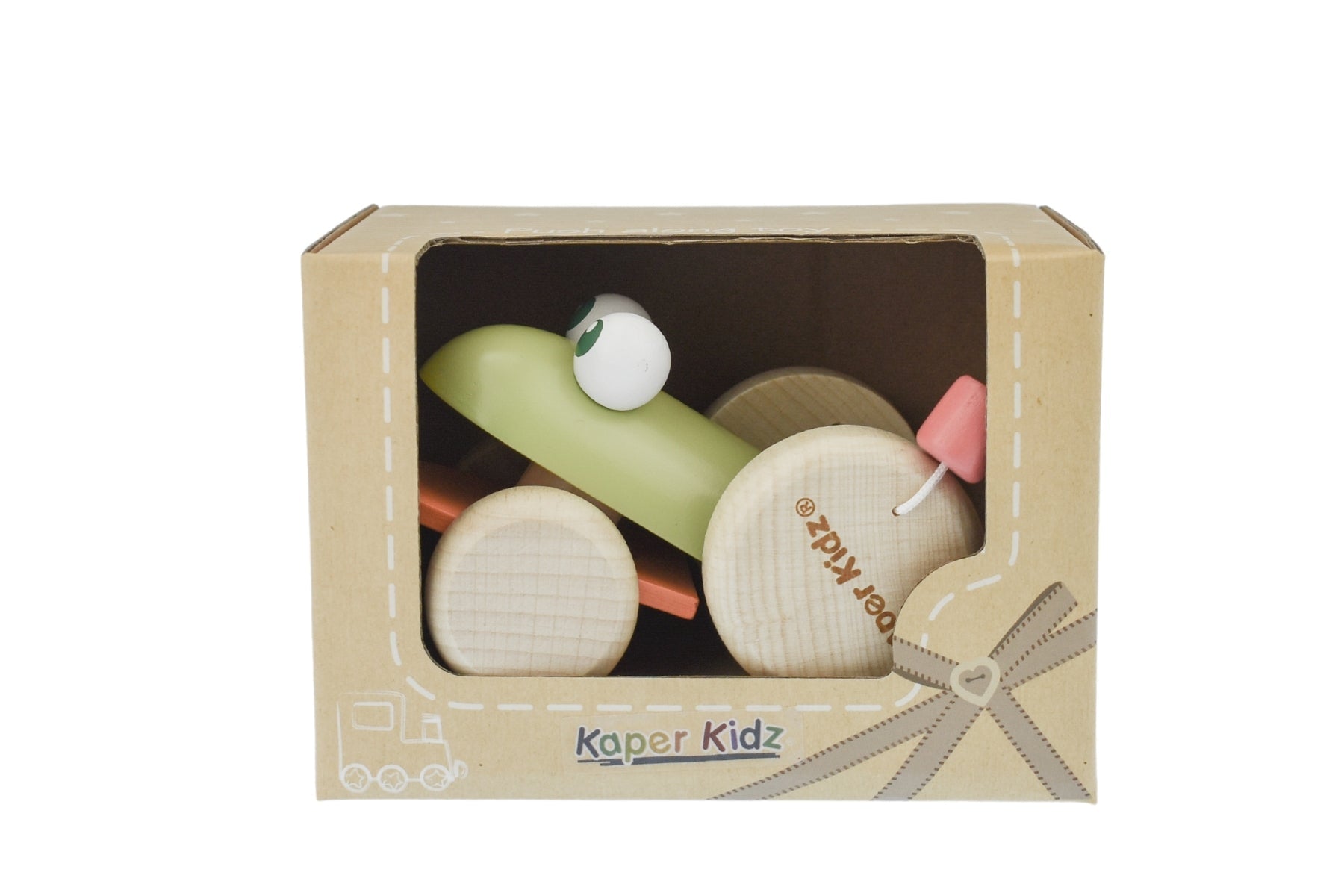 ECO PLAY PUSH A LONG CROAKING FROG - Bamboo Sprout
